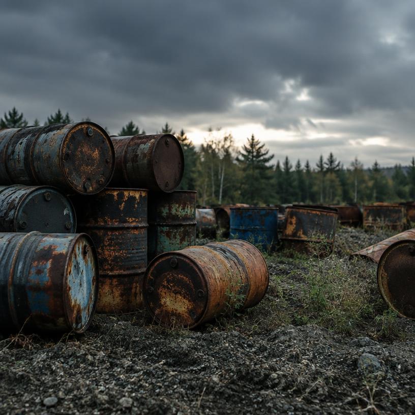 Residuos químicos y peligrosos abandonados